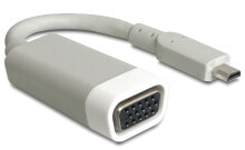 DeLOCK 65470 кабельный разъем/переходник microHDMI VGA Белый