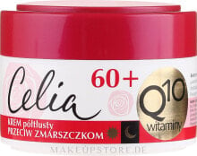 Halbfettige Anti-Falten Gesichtscreme mit Coenzym Q10 und Vitaminen 60+ - Celia Q10 Face Cream 60+