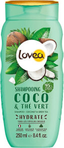 Haarshampoo mit Kokosnuss und grünem Tee - Lovea Shampoo Coconut & Green Tea