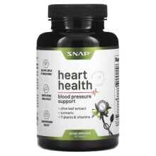 Растительные экстракты и настойки Snap Supplements, Heart Health`` 90 капсул