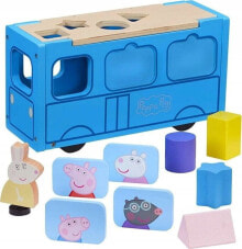 Купить развивающие игровые наборы и фигурки для детей TM TOYS: Figurka Tm Toys Świnka Peppa - Drewniany autobus