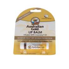 Средства для ухода за кожей губ australian Gold LIp Balm Coconut Oil Spf30  Солнцезащитный бальзам для губ с кокосовым маслом 4.2 г