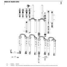 ROCKSHOX Reba/SIDB 26 90 mm Solo Air 13 Spring Internals