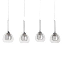 BIGBUY HOME Crystal Metal Ceiling Light 90x16x50 cm