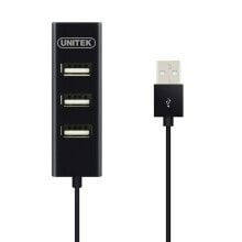 Купить uSB-концентраторы Unitek: USB-хаб на 3 порта Unitek Y-2140 Чёрный