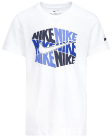 Nike little Boys Hexagon Block Short Sleeves T-shirt