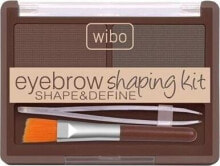 Wibo WIBO_Shape Define Eyebrow Shaping Kit zestaw do stylizacji brwi Dark