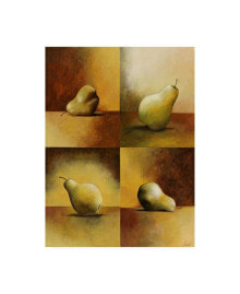 Trademark Global pablo Esteban Pears in Still Canvas Art - 15.5