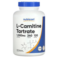Nutricost, L-Carnitine Tartrate, 500 mg , 120 Capsules