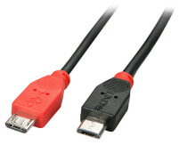 Lindy 31760 USB кабель 2 m 2.0 Micro-USB B Черный