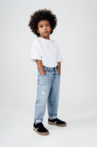 Wide-leg jeans for boys from 6 months to 5 years old
