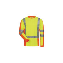 Elysee UV-/ Warnschutz-Langarmshirt Drachten Größe L gelb/orange