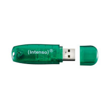 Intenso Rainbow Line USB флеш накопитель 8 GB USB тип-A 2.0 Зеленый 3502460