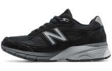New Balance NB 990 V4 低帮 跑步鞋 女款 黑色 / Кроссовки New Balance NB W990BK4