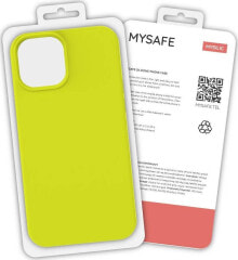 Mysafe MYSAFE ETUI SILIKONOWE SAMSUNG GALAXY S21 PLUS ŻÓŁTY PUDEŁKO