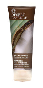 Шампуни для волос desert Essence Coconut Shampoo Питательный кокосовый шампунь для сухих волос 237 мл