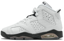 Jordan Air Jordan 6 “Alligator” 高帮 复古篮球鞋 GS 白色 / Кроссовки Jordan Air Jordan 6 Alligator GS 384665-110