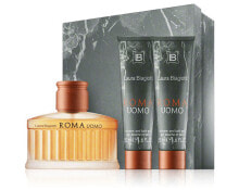 Laura Biagiotti Roma Uomo 75 ml EdT Set mit Showergel