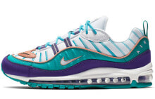 Nike Air Max 98 运动 低帮 跑步鞋 男女同款 白蓝紫 / Кроссовки Nike Air Max 98 640744-500