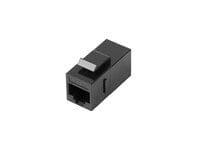 Lanberg KSU5-3000 - Flat - Black - RJ-45 - RJ-45 - Female - Cat5 - Cat5e