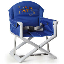 Детские стульчики для кормления Складной стульчик для кормления PLAY Dire. Максимальная нагрузка: 15 кг. Крепится к стулу.