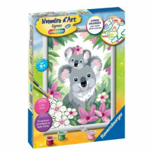 Paint by Numbers Set Ravensburger Mama Koala and Her Baby