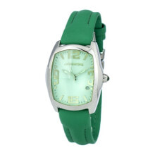Мужские наручные часы с ремешком Мужские наручные часы с зеленым кожаным ремешком Chronotech CT7588M-10 ( 40 mm)