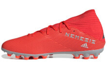 adidas Nemeziz 19.3 AG 舒适 减震耐磨 足球鞋 男款 红色 / Кроссовки Adidas Nemeziz 19.3 AG F99994