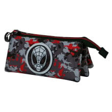 DISNEY Spiderman Spidercammo-Triple Eco Pencil Case