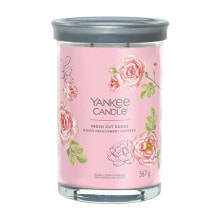 Освежители воздуха и ароматы для дома aromatic candle Signature tumbler large Fresh Cut Rose s 567 g