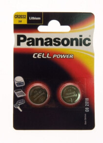 Батарейки и аккумуляторы для фото- и видеотехники panasonic CR2032 Батарейка одноразового использования Литиевая CR2032L/1BP