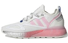 adidas originals ZX 2K Boost 低帮 运动休闲鞋 女款 白粉 / Кроссовки Adidas Originals ZX FZ3900