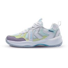 Kawasaki Glory Series Badminton Shoes Unisex Low-Top Smoke Gray/Light Cyan