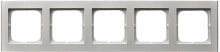 Умные розетки, выключатели и рамки Ospel Fivefold surround Sonata silver matt (R-5R / 38)