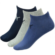 Мужские носки Мужские носки низкие синие серые 3 пары Puma Sneaker 201103001 532