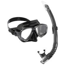 Masks and snorkels for scuba diving