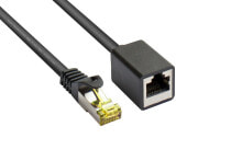 Кабели и разъемы для аудио- и видеотехники Alcasa 8070VR-030S сетевой кабель 3 m Cat7 S/FTP (S-STP) Черный
