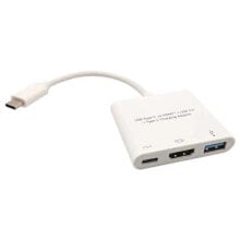 EUROCONNEX 0327 USB-C To HDMI/USB-C/USB-A Adapter