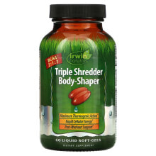 Жиросжигатели Irwin Naturals, Triple Shredder Body-Shaper, 60 Liquid Soft-Gels