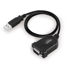 Компьютерные разъемы и переходники Eminent EM1016 кабель последовательной связи Черный 0,6 m USB A RS-232