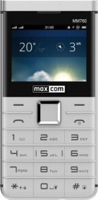 Купить кнопочные телефоны Maxcom: Мобильный телефон Maxcom MM760 Dual SIM Белый