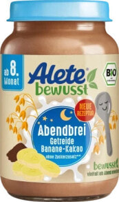 Abendbrei Getreide Banane Kakao ab dem 8.Monat, 190 g