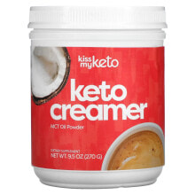 Сливки kiss My Keto, Keto Creamer MCT Oil Powder, 270 г (9,5 унции)