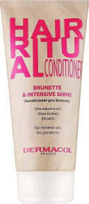 Conditioner mit Macadamiaöl, Sheabutter und Keratin - Dermacol Hair Ritual Brunette Conditioner