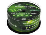 MediaRange MR444 чистый DVD 4,7 GB DVD-R 50 шт