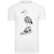 Спортивная одежда, обувь и аксессуары MISTER TEE Seagull Sneakers Short Sleeve Round Neck T-Shirt