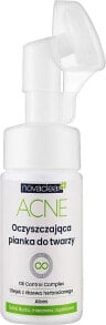 Gesichtsreinigungsschaum mit Teebaumöl und Aloe Vera für fettige und zu Akne neigende und Mischhaut - Novaclear Acne Facial Foam