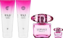 Versace Bright Crystal Absolu - Duftset (Eau de Parfum 90ml + Körperlotion 100ml + Eau de Parfum 5ml + Duschgel 100ml)