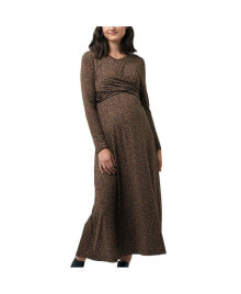 Бежевые женские платья Ripe Maternity