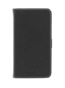 Insmat Exclusive - Flipomslag til mobiltelefon - læder - sort - for Samsung Galaxy Note 3